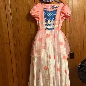 Pink and White Polka Dot Kids Costume